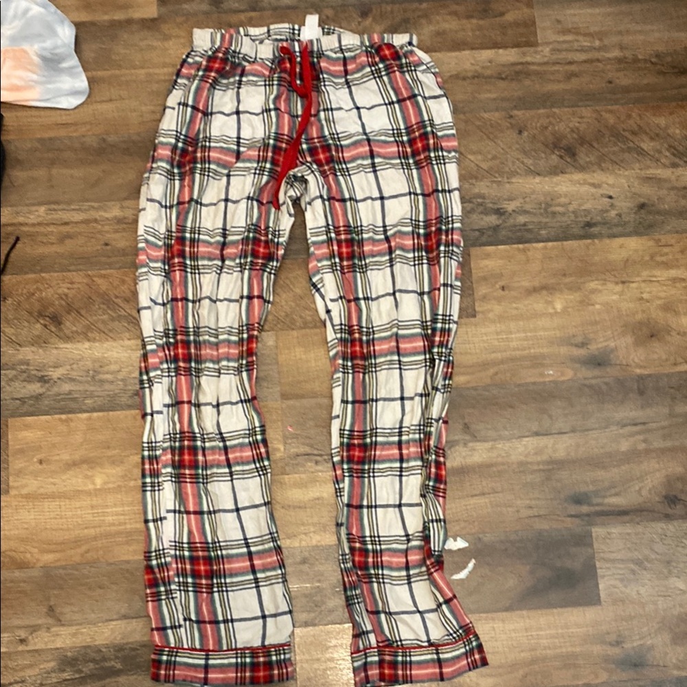 Wondershop Red and White Plaid Pajama Pants